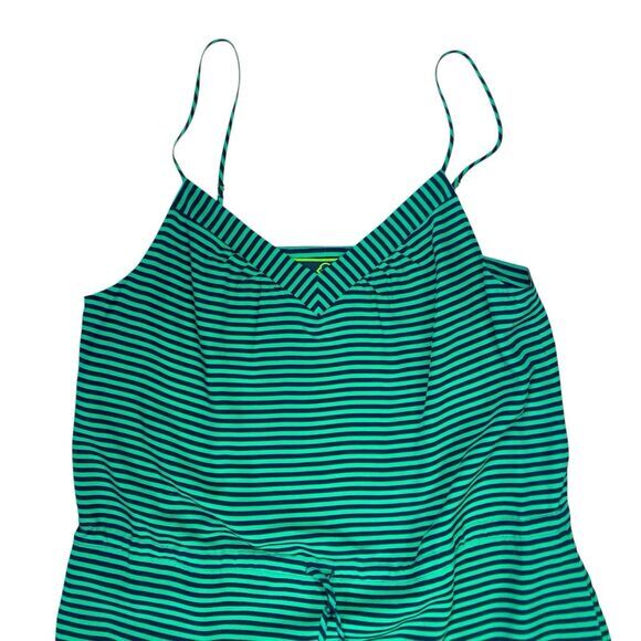 C. Wonder Cami Dress Womens XL Blue Green Silk Nautical Summer Beachy Comfy New - Picture 3 of 16